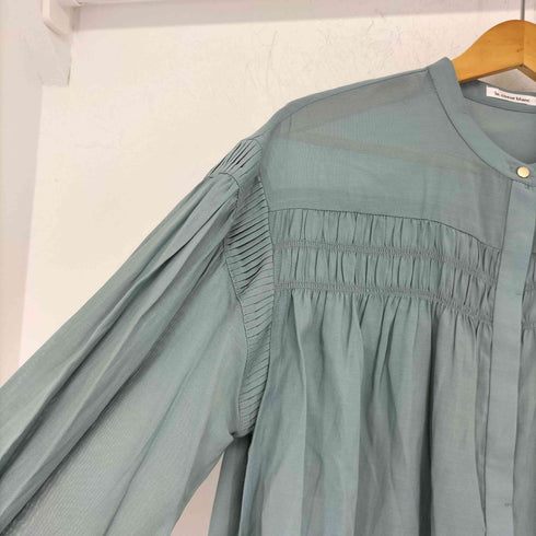 ルクールブラン le.coeur blanc シャーリングギャザーブラウス レディース  38